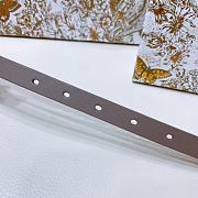 Dior Saddle Reversible Brown Belt - 3