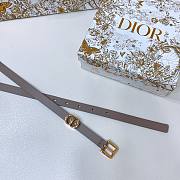 Dior Saddle Reversible Brown Belt - 2