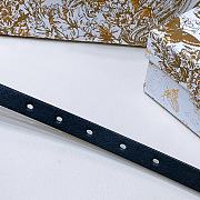 Dior Saddle Reversible Black Belt/ Gold Buckle - 3