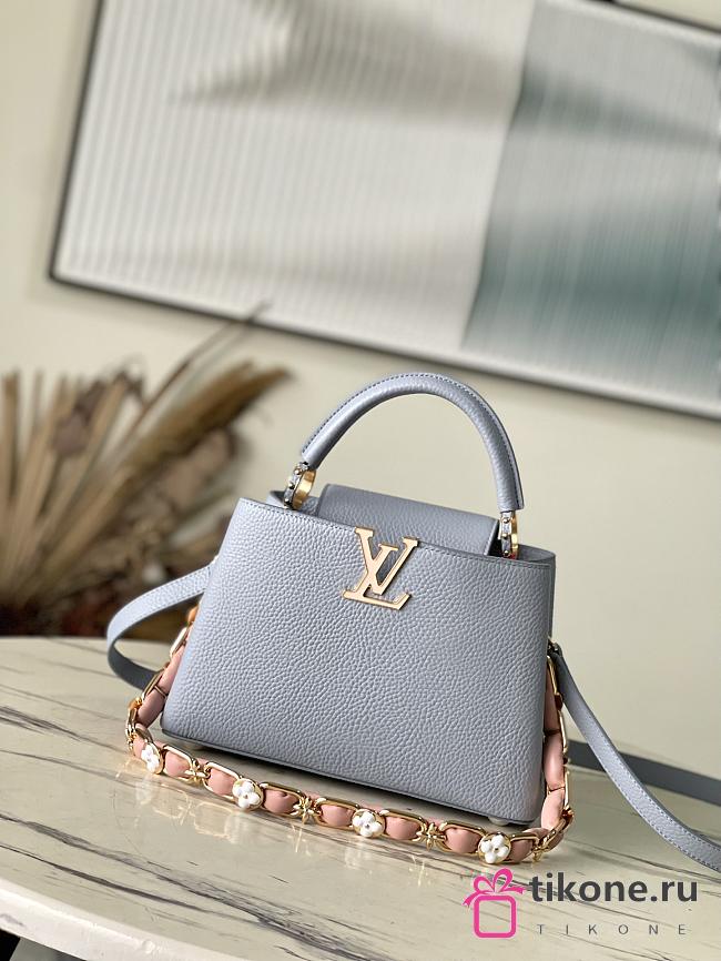 Louis Vuitton M23280 Capuccines Light Blue - 27x18x9cm - 1