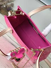 Louis Vuitton M24144 Pink Reade Vernis - 22×16.5×11cm - 5
