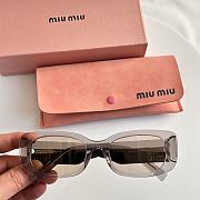 Miumiu Square Wide Frame Lens Sunglasses - 1