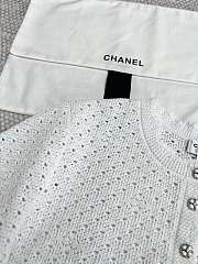 Chanel White Cut-Out Mini Top - 3