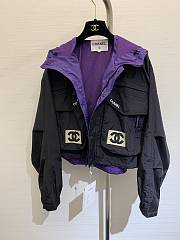 Chanel Vintage Hooded Cropped Jacket  - 2