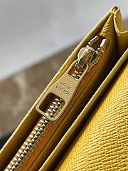 Louis Vuitton M40614 Yellow Damier Rus Wallet - 10×19×2cm - 5