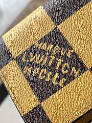 Louis Vuitton M40614 Yellow Damier Rus Wallet - 10×19×2cm - 4