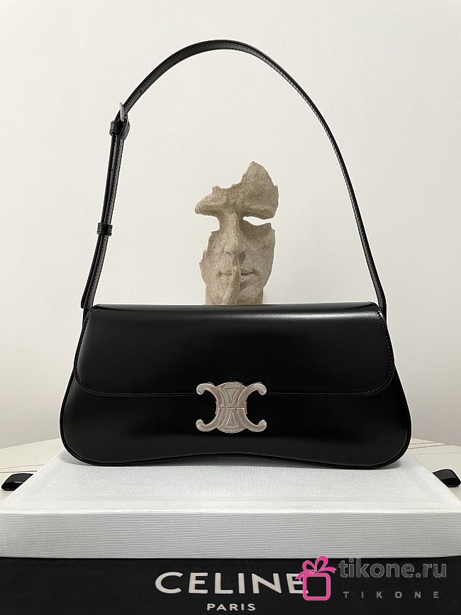 Celine Medium Black Lola Bag - 28×12×5cm - 1