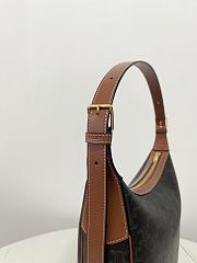 Celine Heloise Hobo Triomphe Canvas - 30×28.5×8cm - 2