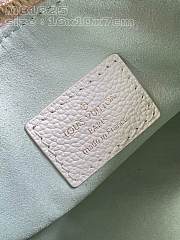 Louis Vuitton White Mini Speedy Bandouliere Bag - 16x10x7cm - 5