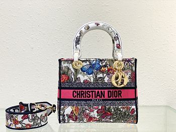 Dior Lady D-Lite Mexico Millefiori Bag - 24x20x11cm