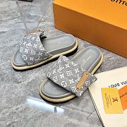 Louis Vuitton Monogram Grey Puffer Slippers - 2