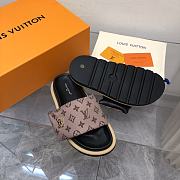 Louis Vuitton Monogram Light Brown Puffer Slippers - 3