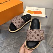 Louis Vuitton Monogram Light Brown Puffer Slippers - 4