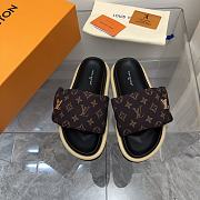 Louis Vuitton Monogram Canvas Puffer Slippers - 1