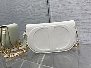 Dior Caramel White Box Calfskin Bag - 21x6x12cm - 1