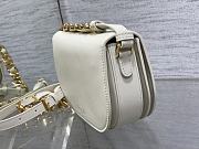 Dior Caramel White Box Calfskin Bag - 21x6x12cm - 2