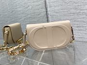 Dior Caramel Beige Box Calfskin Bag - 21x6x12cm - 1