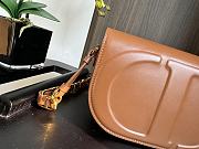 Dior Caramel Brown Box Calfskin Bag - 21x6x12cm - 2