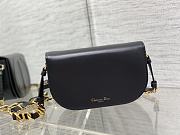 Dior Caramel Black Box Calfskin Bag - 21x6x12cm - 4