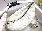 Dior Nomad White Travel Leather Handbag - 22x13x9.5cm - 5