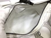 Dior Nomad White Travel Leather Handbag - 22x13x9.5cm - 4