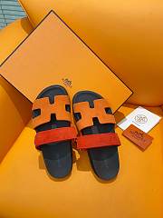 Hermes Chypre Orange&Red Sandals - 4