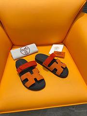 Hermes Chypre Orange&Red Sandals - 5