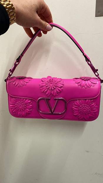 Valentino Garavani Loco Pink Bag - 27x14x6cm