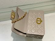 Dior Mini Jolie Top Handle Beige Bag - 22x14x8cm - 5