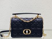 Dior Mini Jolie Top Handle Black Bag - 22x14x8cm - 1