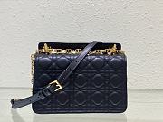 Dior Mini Jolie Top Handle Black Bag - 22x14x8cm - 4