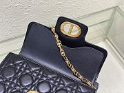 Dior Mini Jolie Top Handle Black Bag - 22x14x8cm - 3