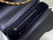 Dior Mini Jolie Top Handle Black Bag - 22x14x8cm - 2