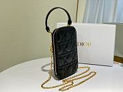 Dior Lady Black Phone Holder - 18x10.5x2.5cm - 3