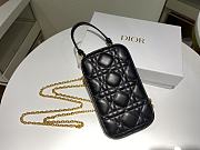 Dior Lady Black Phone Holder - 18x10.5x2.5cm - 2