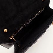 Dior Oblique Small Flap Bag In Black 24cm - 5