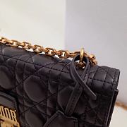 Dior Oblique Small Flap Bag In Black 24cm - 2