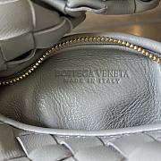 Bottega Veneta Grey Mini Jodie Bag - 17x16x6.5cm - 2