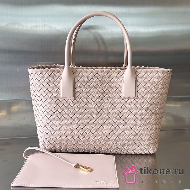 Bottega Veneta Pink Cabat Tote Medium - 32x23x16cm - 1