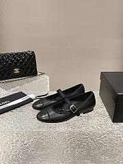 Chanel Mary Janes Lambskin Black - 4