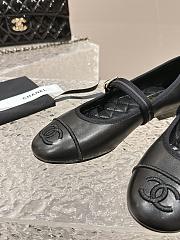 Chanel Mary Janes Lambskin Black - 5