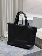 YSL Logo Debossed Large Tote Bag - 50×43×17cm - 5