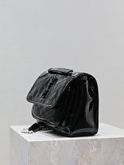 YSL Niki Foldover Top Shoulder Bag - 22×16.5×12cm - 2