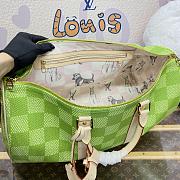 Louis Vuitton N40671 Keepall 50 Bandoulière In Green Caro - 2