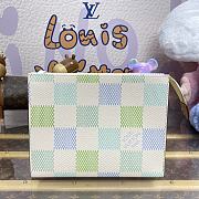 Louis Vuitton N40740 Clutch Damie Blue Caro - 26x20x5.5cm - 1