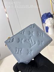 Louis Vuitton M83365 Blue Monogram Wallet - 9x11.5x1.5cm - 2