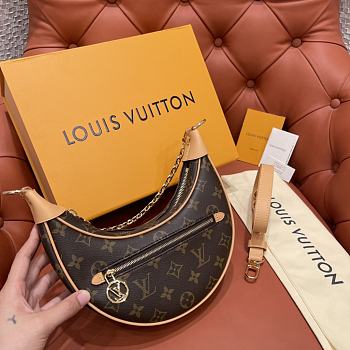Louis Vuitton M81098 Monogram Loop In Brown - 23x13x6cm