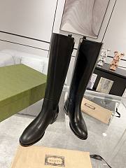 Gucci High Boots In Black With Buckles - 5