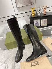 Gucci High Boots In Black With Buckles - 2