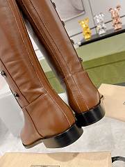 Gucci High Boots In Brown With Buckles - 5